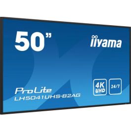 iiyama LH5041UHS-B2AG pantalla de señalización Pantalla plana para señalización digital 127 cm (50") LCD 500 cd / m² 4K Ultra HD Negro 24/7 iiyama LH5041UHS-B2AG pantalla de señalización Pantalla plana para señalización digital 127 cm (50") LCD 500 cd / m² 4K Ultra HD Negro 24/7