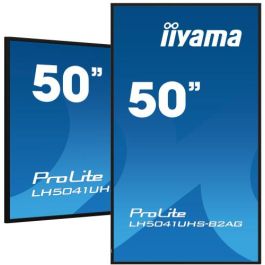 iiyama LH5041UHS-B2AG pantalla de señalización Pantalla plana para señalización digital 127 cm (50") LCD 500 cd / m² 4K Ultra HD Negro 24/7 iiyama LH5041UHS-B2AG pantalla de señalización Pantalla plana para señalización digital 127 cm (50") LCD 500 cd / m² 4K Ultra HD Negro 24/7