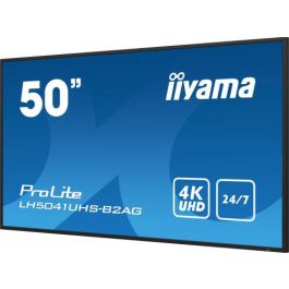 iiyama LH5041UHS-B2AG pantalla de señalización Pantalla plana para señalización digital 127 cm (50") LCD 500 cd / m² 4K Ultra HD Negro 24/7 iiyama LH5041UHS-B2AG pantalla de señalización Pantalla plana para señalización digital 127 cm (50") LCD 500 cd / m² 4K Ultra HD Negro 24/7
