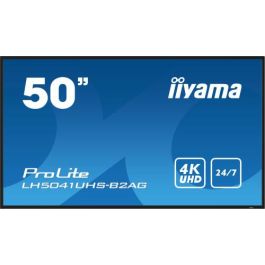 iiyama LH5041UHS-B2AG pantalla de señalización Pantalla plana para señalización digital 127 cm (50") LCD 500 cd / m² 4K Ultra HD Negro 24/7 Precio: 736.50000006. SKU: B1HVDV7HZS