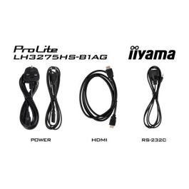 iiyama ProLite Pantalla plana para señalización digital 81,3 cm (32") LCD Wifi 500 cd / m² Full HD Negro Procesador incorporado Android 11 24/7