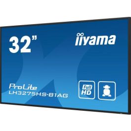 iiyama ProLite Pantalla plana para señalización digital 81,3 cm (32") LCD Wifi 500 cd / m² Full HD Negro Procesador incorporado Android 11 24/7