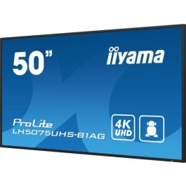 iiyama ProLite Pantalla plana para señalización digital 125,7 cm (49.5") LCD Wifi 500 cd / m² 4K Ultra HD Negro Procesador incorporado Android 11 24/7