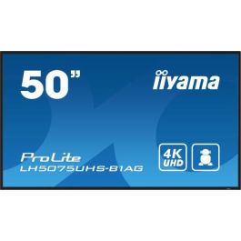 iiyama ProLite Pantalla plana para señalización digital 125,7 cm (49.5") LCD Wifi 500 cd / m² 4K Ultra HD Negro Procesador incorporado Android 11 24/7 Precio: 879.49999984. SKU: B123ZEWBXW