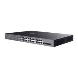 TP-Link Omada SG3428XMPP switch Gestionado L2+ Gigabit Ethernet (10/100/1000) Energía sobre Ethernet (PoE) 1U Negro