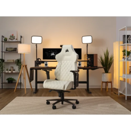 Corsair TC500 LUXE Silla para videojuegos de PC Asiento acolchado Beige