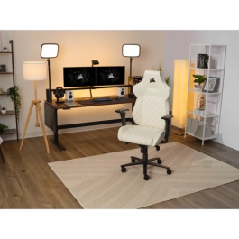 Corsair TC500 LUXE Silla para videojuegos de PC Asiento acolchado Beige