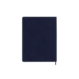 Agenda 2025 Tapa Blanda 12 Meses Semanal XL (19 X 25 Cm)Azul Zafiro Moleskine DSB2012WN4Y25