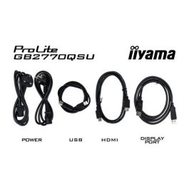 iiyama G-MASTER GB2770QSU-B6 pantalla para PC 68,6 cm (27") 2560 x 1440 Pixeles 2K Ultra HD LCD Negro