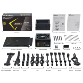 Seasonic VERTEX GX 850 Fuente de Alimentación 850W 80+ Gold, Full Modular, ATX 3.0 para PC