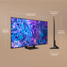 Samsung TV Q77D QLED 75” 4K Smart TV 2024 Samsung TV Q77D QLED 75” 4K Smart TV 2024