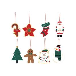 Set 4 Tarjetas Colgantes Adornos Navidad Bismark 331672 Precio: 6.50000021. SKU: B1EKQ5JAPZ