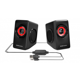 Altavoces Gaming Mars Gaming MS1 Negro Rojo/Negro 10 W