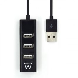 Hub USB Ewent EW1123 Negro