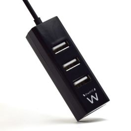 Hub USB Ewent EW1123 Negro