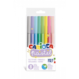 Carioca Rotulador pastel punta cónica colores - caja de 8 Precio: 2.95000057. SKU: B15NT6RKPT