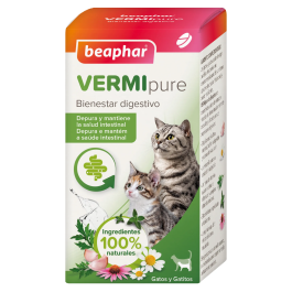 Beaphar Vermipure Comprimidos Naturales Gatos 50 Comp Precio: 16.3181821. SKU: B1CRDTL4L3