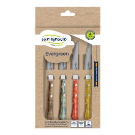 Set 4 cuchillos chuleteros evergreen bgeu-6076 san ignacio