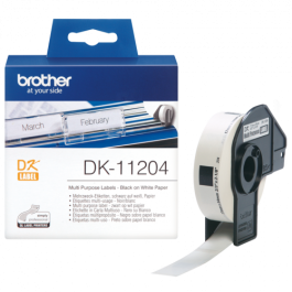 Etiquetas para Impresora Multiuso Brother DK11204 (17 x 54 mm) Blanco Precio: 6.95000042. SKU: S0201272