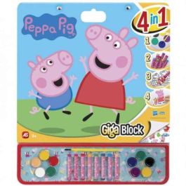 Libro de pegatinas para pintar giga block peppa pig 4 en 1 Precio: 11.9548. SKU: B1GPEC9P7R