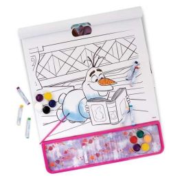 Libro de pegatinas para pintar giga block frozen 4 en 1