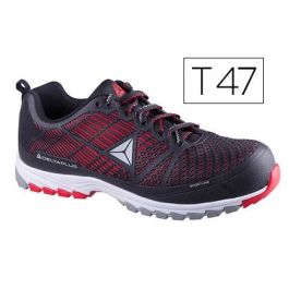 Zapatos De Seguridad Deltaplus De Poliuretano Y Malla Aireada S1P Negro Y Rojo Talla 47 Precio: 107.69. SKU: B12W33WWYN