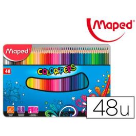 Lapices De Colores Maped Color Peps Caja Metalica De 48 Lapices Colores Surtidos Precio: 25.99000019. SKU: B1AMJTYDLR