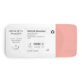 kruuse Sutura Monofast 4-0 70 cm Aguja 17 mm 1-2 Redonda Punta 12 Unidades Precio: 79.49999959. SKU: B1ENPTQXLP