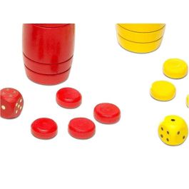 Juego parchis 4 jugadores con accesorios 33x33 cm