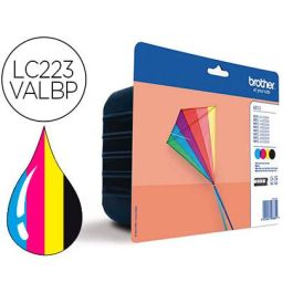 Cartucho de Tinta Original Brother LC-223VALBP Multicolor