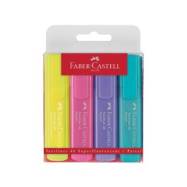 Marcador Fluorescente Faber-Castell 154610 Multicolor (4 Unidades)