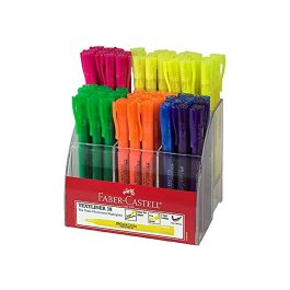 Rotulador Faber Fluorescente Textliner 38 Expositor 54 Unidades Colores Surtidos