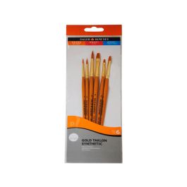 Pinceles Daler Rowney Simply Art Sintentico Mango Corto Dorado Blister De 6 Unidades Precio: 7.49999987. SKU: B1KEP45664