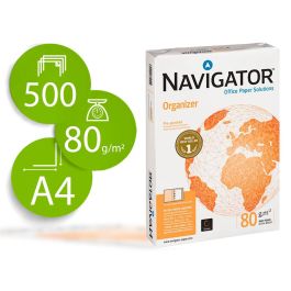 Papel Fotocopiadora Navigator Din A4 80 gramos 2 Taladros Papel Multiuso Ink-Jet Y Laser Paquete De 500 Hojas Precio: 7.58999967. SKU: B169KZWRZN