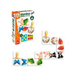Diset Dominó Educativo Photo Animals – Juego Didáctico de Fotos de Animales