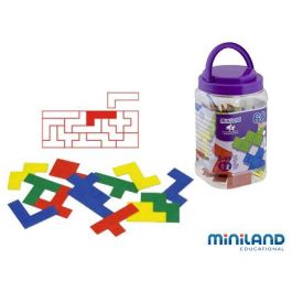 Juego Didactico Miniland Pentominos De Colores