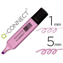 Rotulador Q-Connect Fluorescente Pastel Violeta Punta Biselada 10 unidades Precio: 6.50000021. SKU: B16VZXX8YH