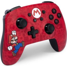 Enhanced Mando Sin Cables Nintendo Switch Here We Go Mario POWER A 1525741-01
