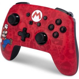 Enhanced Mando Sin Cables Nintendo Switch Here We Go Mario POWER A 1525741-01