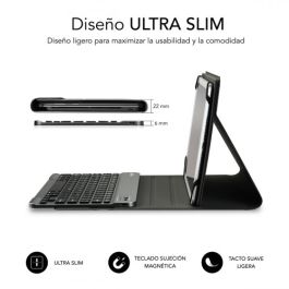 Funda para Tablet y Teclado Subblim SUB-KT2-BT0001 10.1" Negro Qwerty Español QWERTY Bluetooth