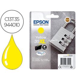 Ink-Jet Epson 35XL 3594 Pro Wf-4720Dwf - 4725Dwf - 4730Dtwf - 4740Dtwf Amarillo Alta Capacidad 1900 Paginas