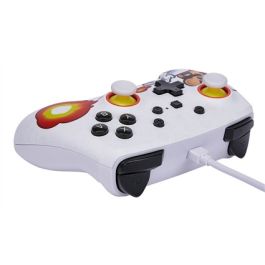 Enhanced Mando Con Cable Nintendo Switch Fireball Mario POWER A 1526549-01
