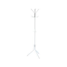 Perchero Metalico Q-Connect Blanco 8 Colgadores 173x51 cm