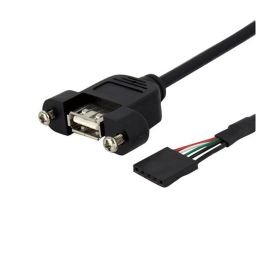 Cable USB Startech USBPNLAFHD3 Negro 90 cm