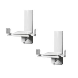 B-Tech Side Clamping Loudspeaker Wall Mount with Tilt & Swivel, 25kg max, 135mm - 280mm clamp size, Tilt +/-10°, Swivel 360°, White Precio: 63.50000019. SKU: B1HG3E7QN8