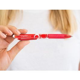 Boligrafo Q-Connect Retractil Borrable 0,7 mm Color Rojo 10 unidades