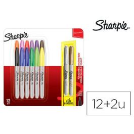 Rotulador Sharpie Permanente Punta Fina Blister De 12 Unidades Colores Surtidos + 2 Unidades Color Precio: 19.9650005324. SKU: B1A5P7JZFM