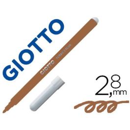 Giotto Rotulador Turbo Color Caja De 12 Marrón