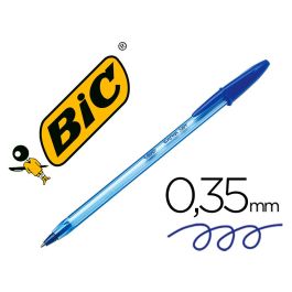 Bolígrafo Bic Cristal Soft Transparente 1-2 mm Azul 50 Piezas Precio: 12.94999959. SKU: S8401589