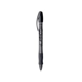 Boligrafo Bic Gelocity Illusion Borrable Negro Punta De 0,7 mm 12 unidades